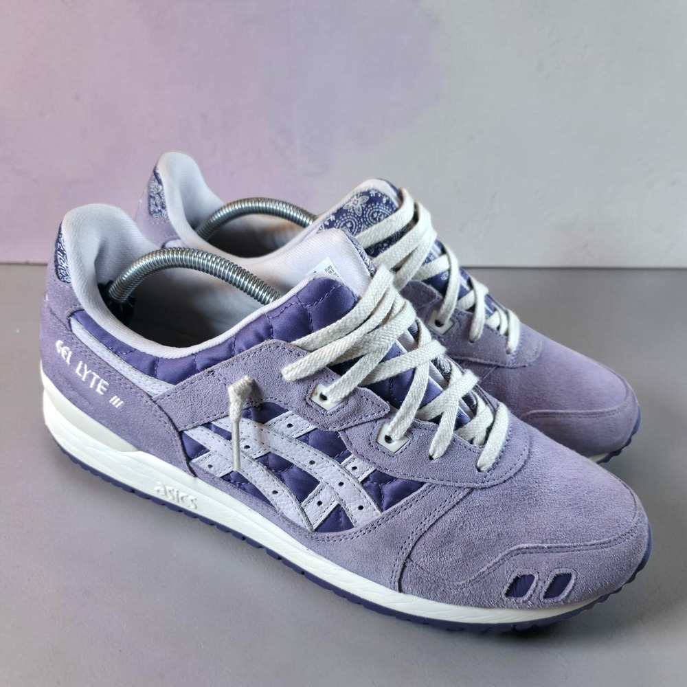 ASICS Gel-Lyte III Paisley Purple 1201A318 Men's 12 Shoes Sneakers *Worn Once.